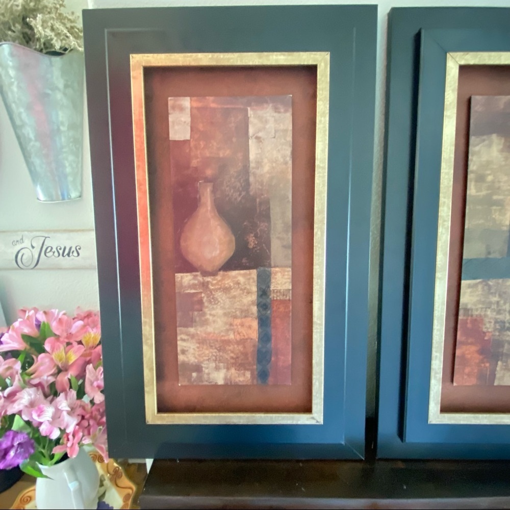 AUTUMN SOLITUDE 2 Matted 18-1/2” x 30-1/2” Black Ornate Framed Art Print by Kime - Picture 4 of 8